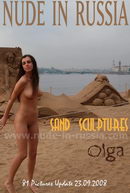 Olga in Sand Sculpture gallery from NUDE-IN-RUSSIA