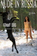 Luda in Funny Dog gallery from NUDE-IN-RUSSIA