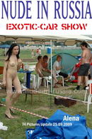 Alena in Exotic Car Show gallery from NUDE-IN-RUSSIA