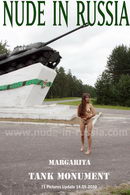 Margarita in Tank Monument gallery from NUDE-IN-RUSSIA