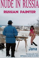 Jana in Russian Painter gallery from NUDE-IN-RUSSIA