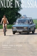 Diana in Rides a Bicycle gallery from NUDE-IN-RUSSIA