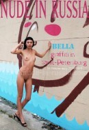 Bella in Graffiti - St Petersburg gallery from NUDE-IN-RUSSIA