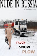 Elena in Truck Snow Plow gallery from NUDE-IN-RUSSIA