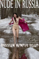 Katja in Russian Winter Road gallery from NUDE-IN-RUSSIA