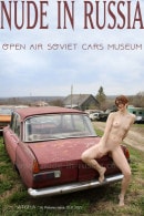 Atisha in Open Air Soviet Cars Museum gallery from NUDE-IN-RUSSIA