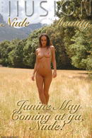Janine May in Coming at ya, Nude! gallery from NUDEILLUSION by Laurie Jeffery