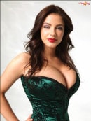 Desiree-Elyda Villalobos - Vol. 1 - Set 1 - 34G Desiree's Big Boobs Debut In A Holiday Green Corset!