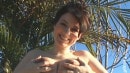Lorna Morgan - Yellow Cami Outdoors 1 - Bouncing Big Boobs! video from PINUPFILES