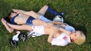 Samantha Bentley & Tegan Jane in Soccer Kicks And Lesbian Licks! video from PORNWORLD