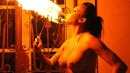 Flaming Hot Pussy: Sexy Pyromaniac Plays With Fire