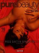Bara in Red Satin Sheets gallery from PUREBEAUTY by Adolf Zika