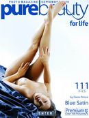 Jana M in Blue Satin gallery from PUREBEAUTY by Denis Price