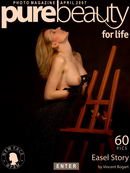 Ivana J in Easel Story gallery from PUREBEAUTY by Vincent Bogart