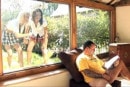 Cyprus Iles & Ellena & Rose Wood in Wanking Through The Window video from PURECFNM