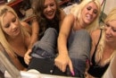 Amanda Pickering & Axa Jay & Barbii Bucxxx & Jessica Rae in Workman Gets Stuck video from PURECFNM