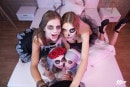 Marilyn Sugar & Paola Hard & Nicole Love & Sarah Kay in Sharing Is Scaring video from REALVR