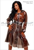 Danni in Vintage Raincoat gallery from RUBBEREVA by Paul W