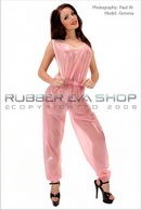 Gemma in Plastic Dungarees gallery from RUBBEREVA by Paul W