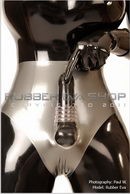 Rubber Eva in Jewelled Steel and Plastic Cock and Ball Harness gallery from RUBBEREVA by Paul W