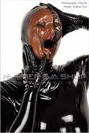 Rubber Eva in Rubber Breathplay Hood gallery from RUBBEREVA by Paul W