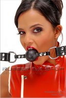 Sasha in Rubber Ball Gag gallery from RUBBEREVA by Paul W