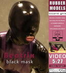 Beatrix in Black Mask video from RUBBERMODELS