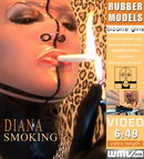 Diana in Smoking video from RUBBERMODELS