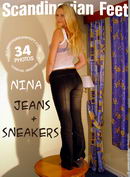Nina in Jeans + Sneakers gallery from SCANDINAVIANFEET