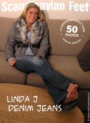 Linda J in Denim Jeans gallery from SCANDINAVIANFEET