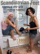 Danielle & Eva in Painting Toenails gallery from SCANDINAVIANFEET