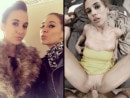 Kitty Fox & Nikki Fox in Twins Fucked After Wild Threesome Date video from SCREWMETOO
