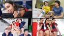 Lilly Hall & Gabbie Carter & Sarah Lace & Jamie Jett in Guaranteed Orgasms video from TEAM SKEET