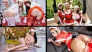 Jillian Janson & Avery Moon & Kyler Quinn & Casca Akashova in Festive Sluts video from TEAM SKEET
