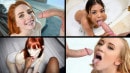 Alexa Nova & Vanessa Cage & Lauren Phillips & Nia Nacci in Teens That Swallow Compilation video from TEAM SKEET