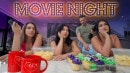 Sophia Burns & Holly Day & Nia Bleu in There Is Nothing Like Movie Night video from TEAM SKEET