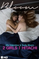 Mia Valentine & Emily Bloom in 2 Girls 1 Hitachi video from THEEMILYBLOOM