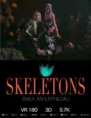 Emily Bloom & Ashleyy & Cali in Skeletons gallery from THEEMILYBLOOM