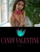Mila in Candy Valentine video from THEEMILYBLOOM