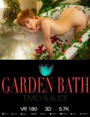 Emily Bloom & Alice in Garden Bath gallery from THEEMILYBLOOM