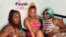 BeautyRose & DiosaOfLove & Peach Fuzz in 3 Sista's Storytelling Time Turns Kinky video from THEFLOURISHFETISH