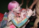 Piggymouth & Rosa Rosebud in Truly Amazing Bukkake With Inked Babes Piggy And Rosa video from UKXXXPASS
