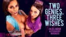 Chloe Lamour & Alyssia Kent in Two Genies, Three Wishes video from VIRTUALREALPORN