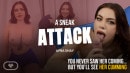 Apra Shay in A Sneak Attack video from VIRTUALREALPORN