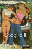 Sandy A & Trixi A in Dogging it! gallery from VIVTHOMAS by Viv Thomas