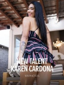 New Talent Karen Cardona gallery from WATCH4BEAUTY by Mark