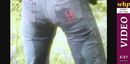 Frenchie in Frenchy pisses her jeans video from WETTINGHERPANTIES by Skymouse
