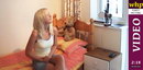 Carly in Carli lets it go in her pretty panties video from WETTINGHERPANTIES by Skymouse