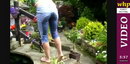 Nicki gets her jeans wetwithout even having to go into the pond video from WETTINGHERPANTIES by Skymouse