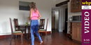 Natalia wets her best jeans
